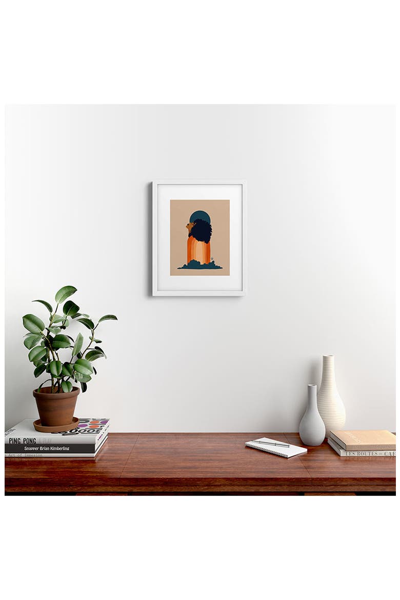 Thirtyone Illustrations Rise & Shine Framed Art Print, Alternate, color, WHITE FRAME