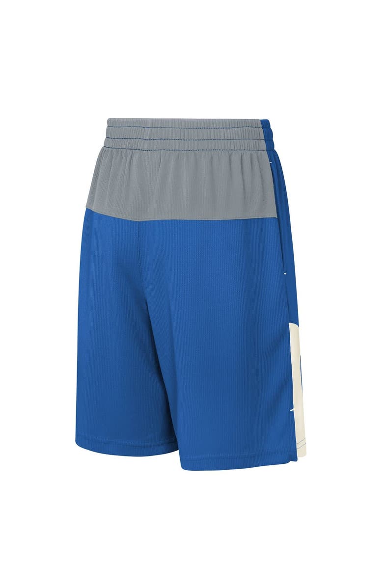 Outerstuff Youth Blue Detroit Lions Fandemonium Mesh Shorts, Alternate, color, Blue