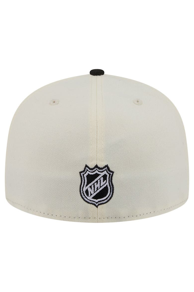 Men's New Era  Cream Anaheim Ducks 250th Anniversary of the United States Two-Tone 59FIFTY Fitted Hat, Alternate, color, Cream