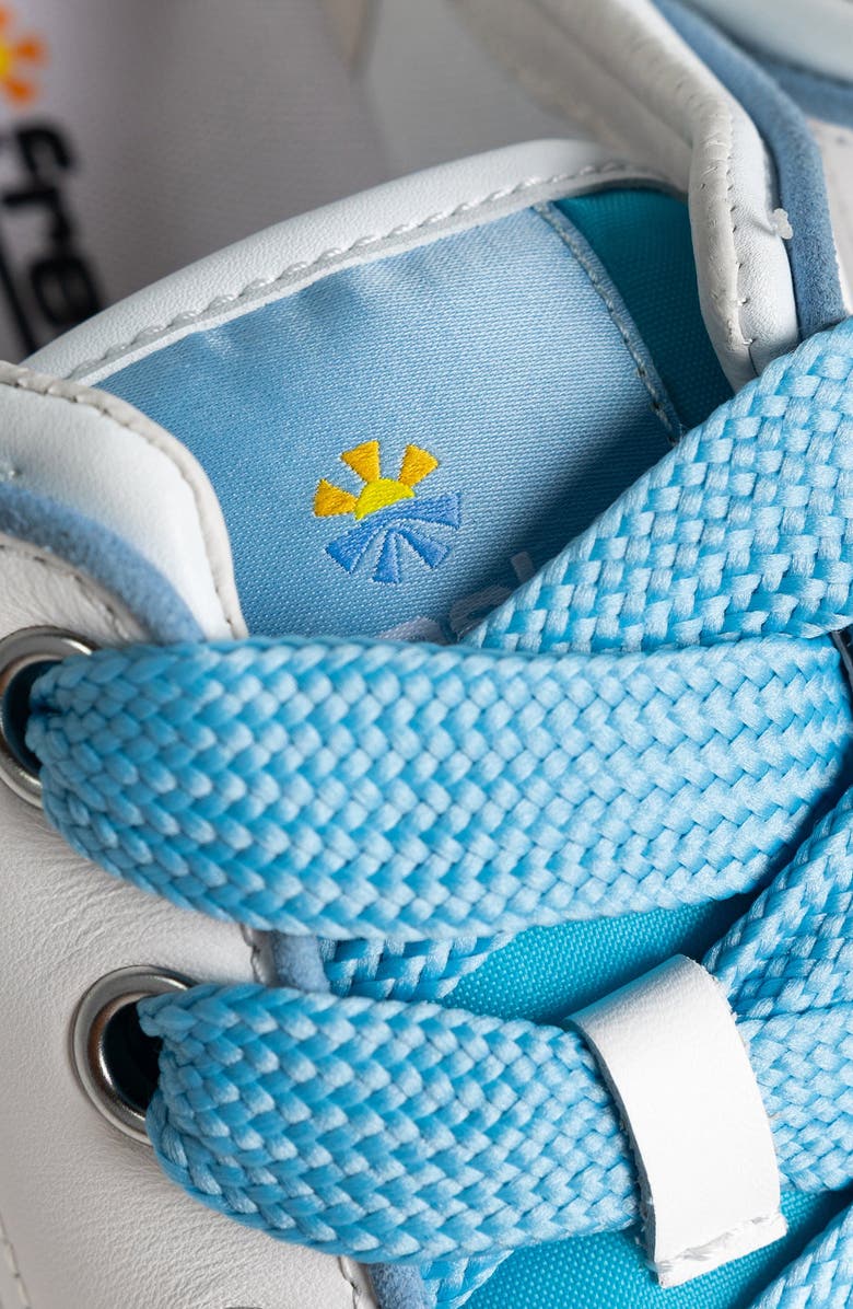 Freshy Steezy Lites Women's Sneaker, Alternate, color, White/Light Blue