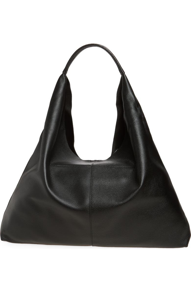 Kurt Geiger London Large Chelsea Slouch Hobo Bag, Alternate, color, Black