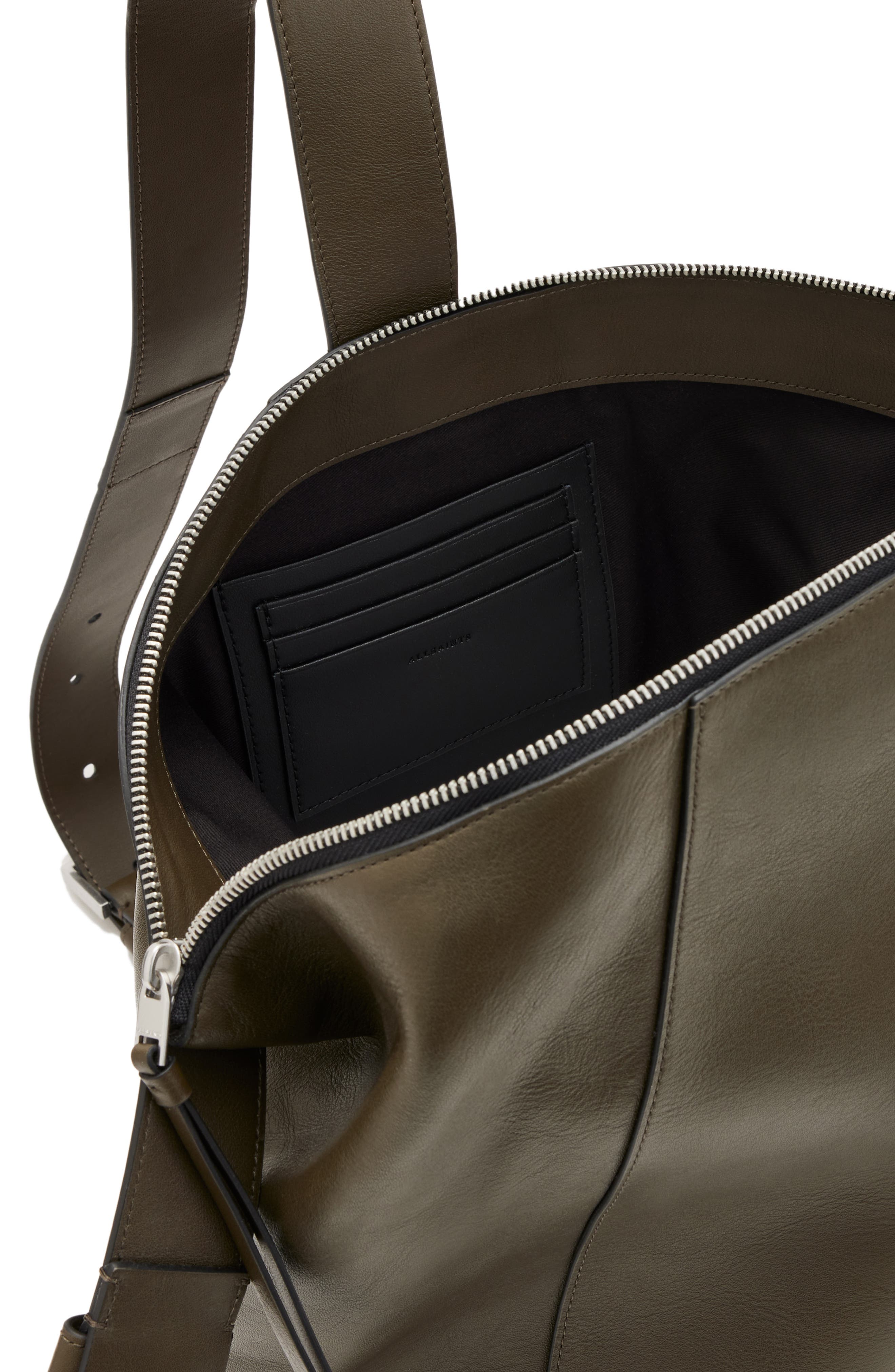 AllSaints Anouck Leather Sling Backpack, Alternate, color, 