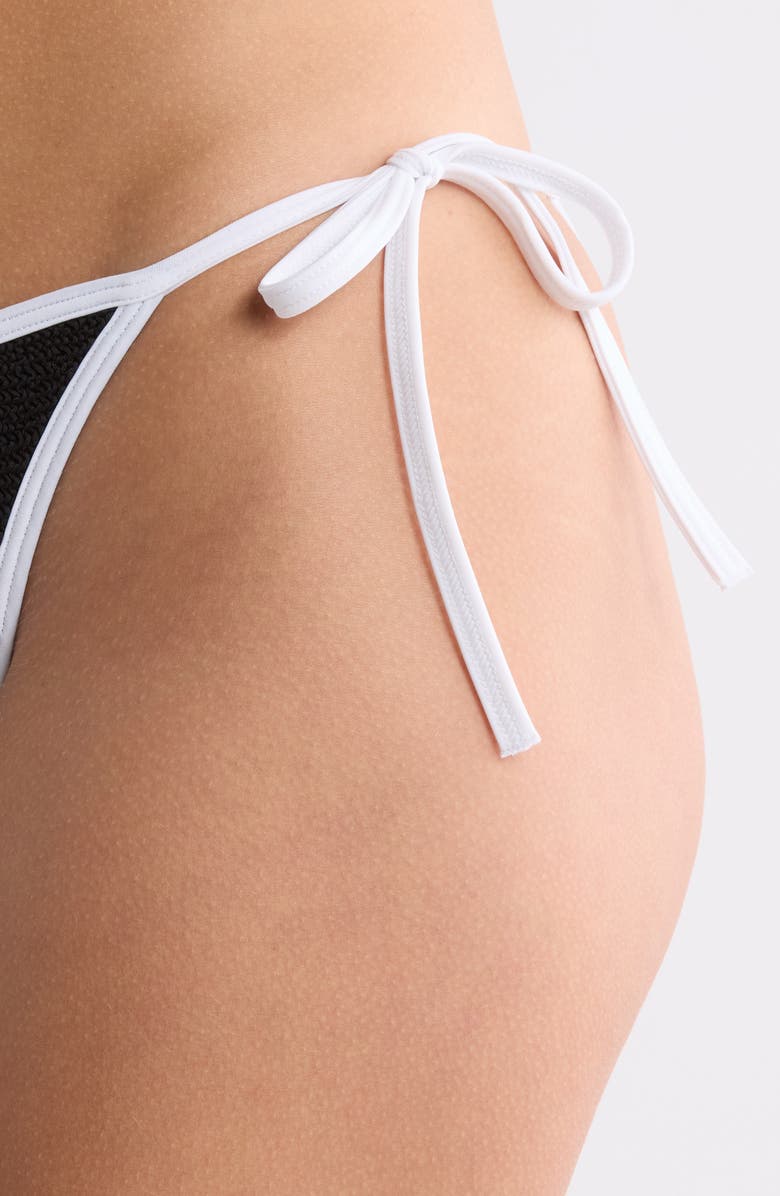 Hunza G Gina Contrast Two-Piece Swimsuit, Alternate, color,