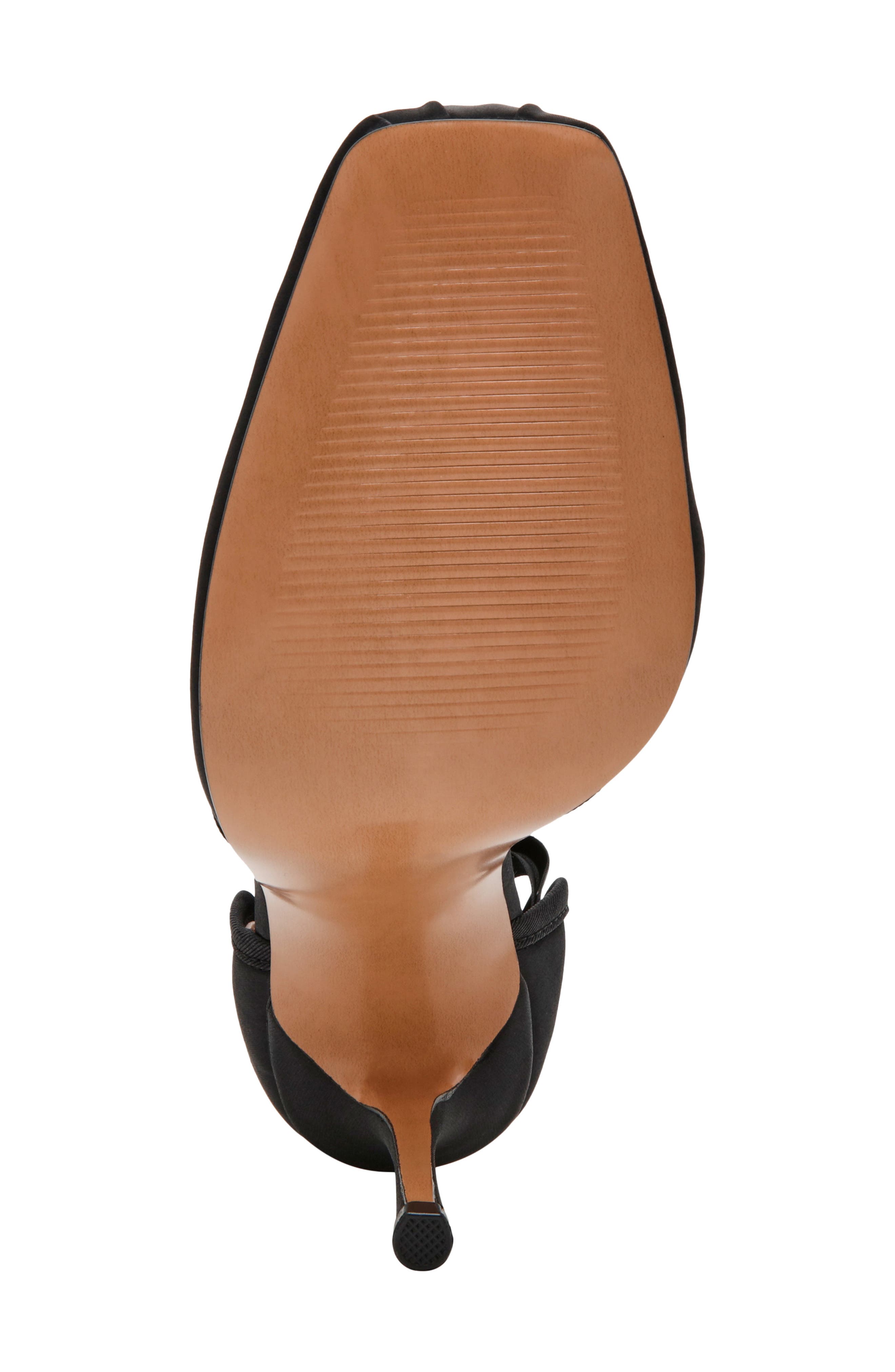 Steve Madden Larina Ankle Wrap Pump, Alternate, color, Black Satin