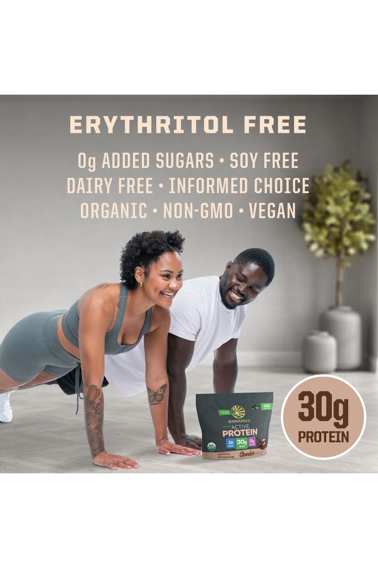 Organic Active Protein Powder, Alternate, color, Chocolate, 2.25kg