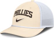 Nike Men's Nike Natural/White Philadelphia Phillies Rise Dri-FIT Trucker Adjustable Hat