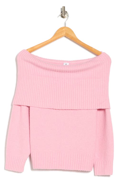 Abound Off The Shoulder Sweater In Pink