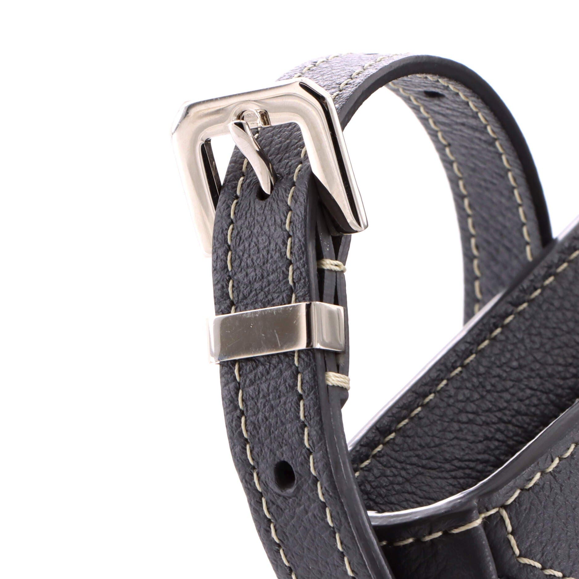 Pre-Owned Goyard Hirondelle Shoulder Bag Coated Canvas and Leather, Alternate, color, Gray