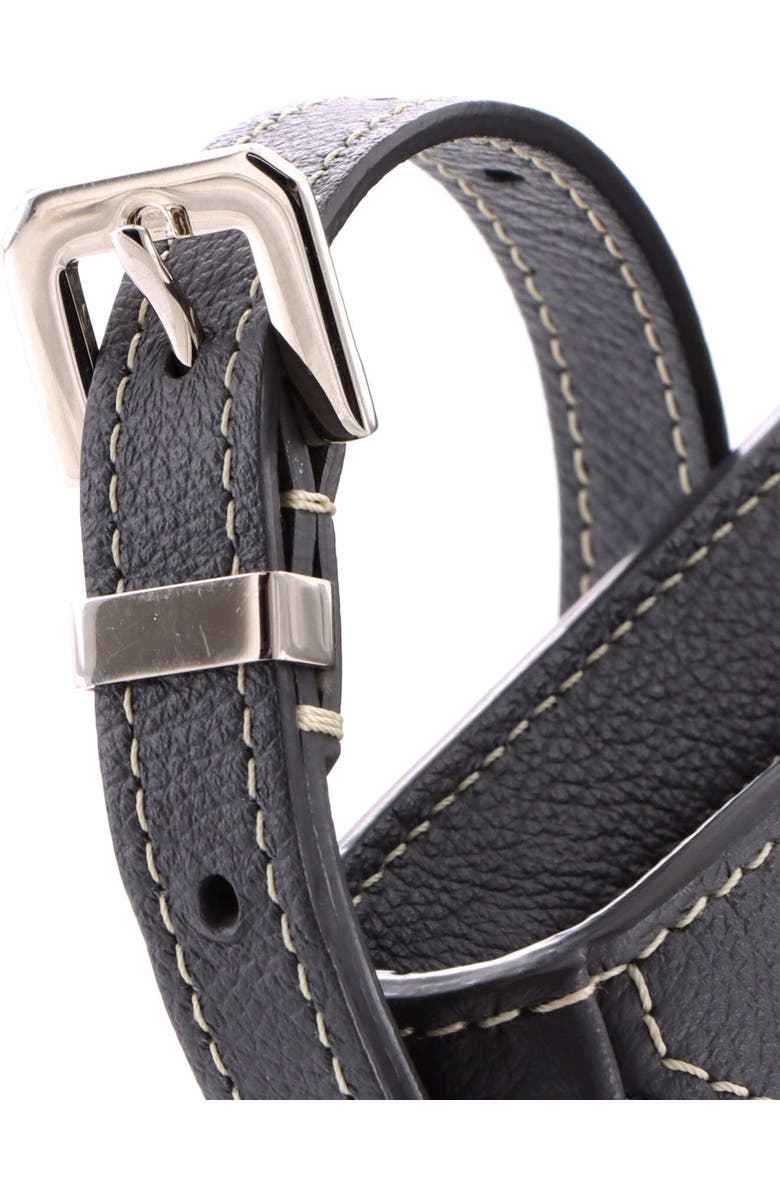 Pre-Owned Goyard Hirondelle Shoulder Bag Coated Canvas and Leather, Alternate, color, Gray