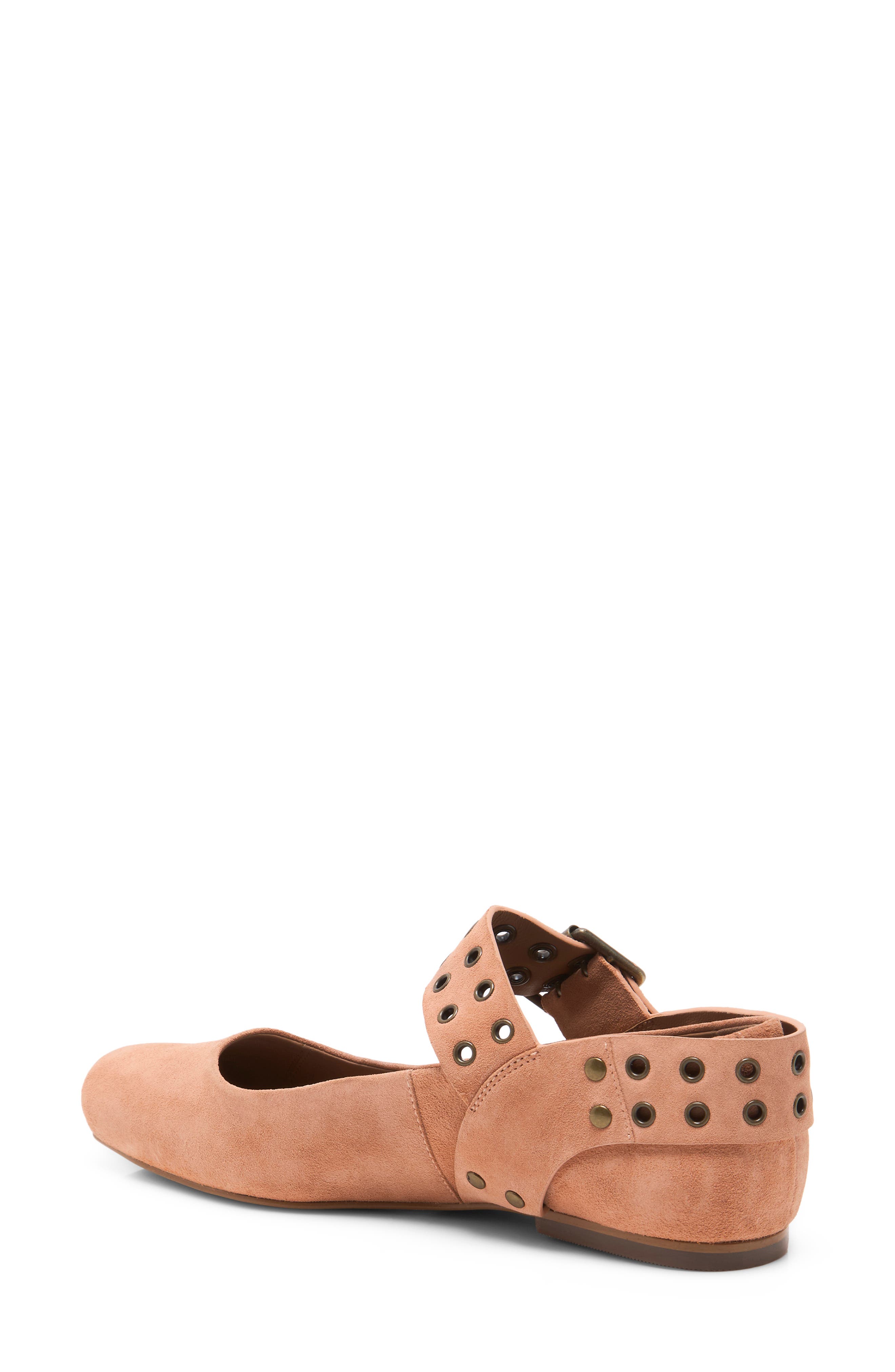 Maggie Mary Jane Flat, Alternate, color, ROSE SUEDE
