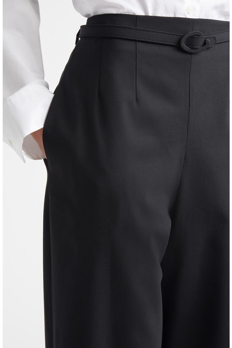 Stretch Wool Pants, Alternate, color, BLACK