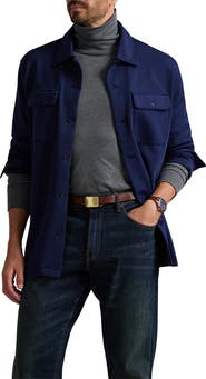 Polo Ralph Lauren Big & Tall Double-Knit Teton Shacket