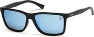 Timberland 57mm Injected Polarized Square Sunglasses