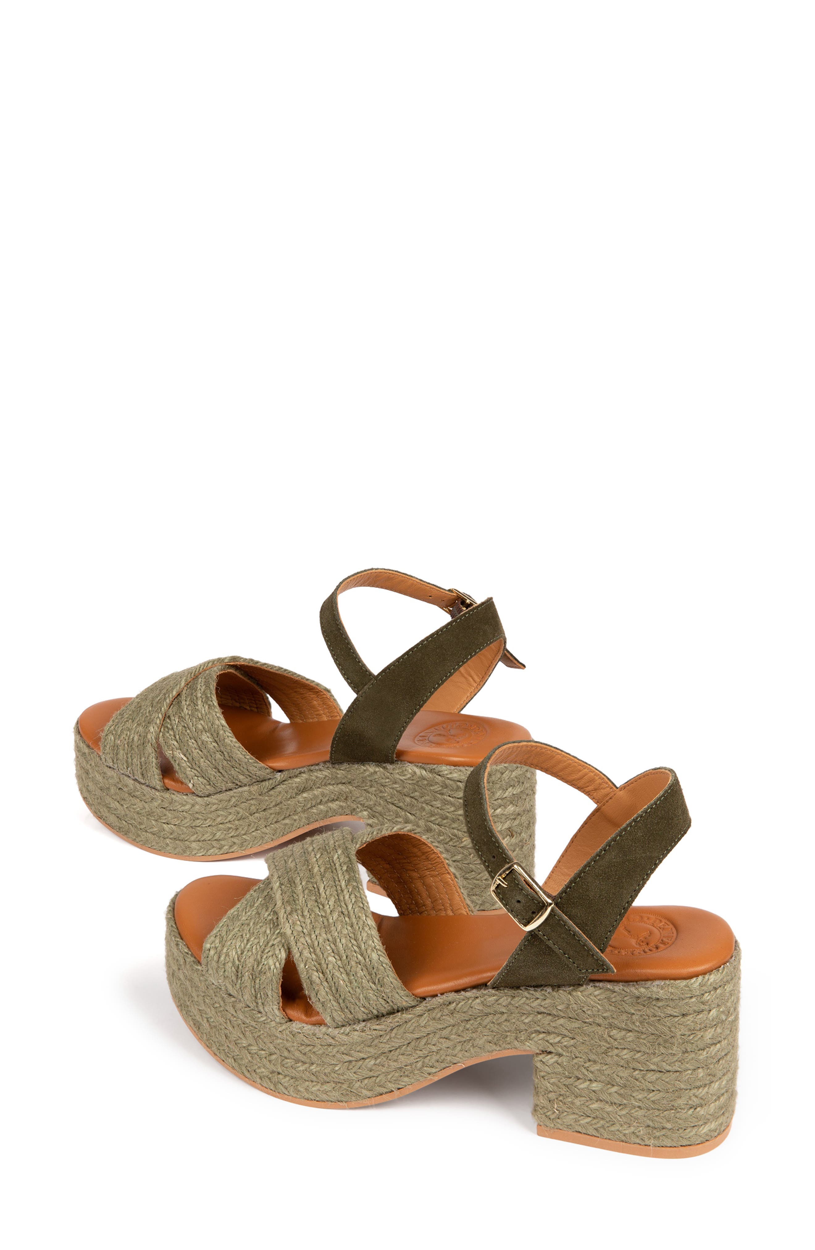 Penelope Chilvers Bella Jute Platform Sandal, Alternate, color, 