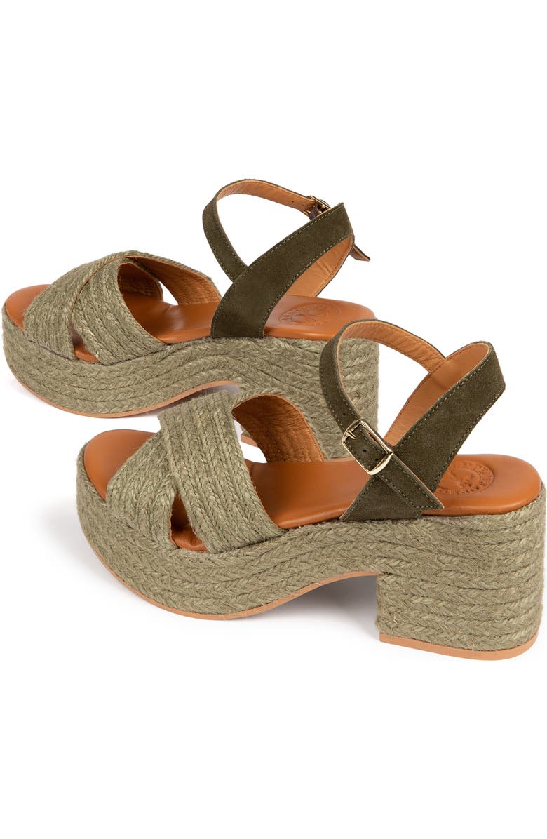 Penelope Chilvers Bella Jute Platform Sandal, Alternate, color,
