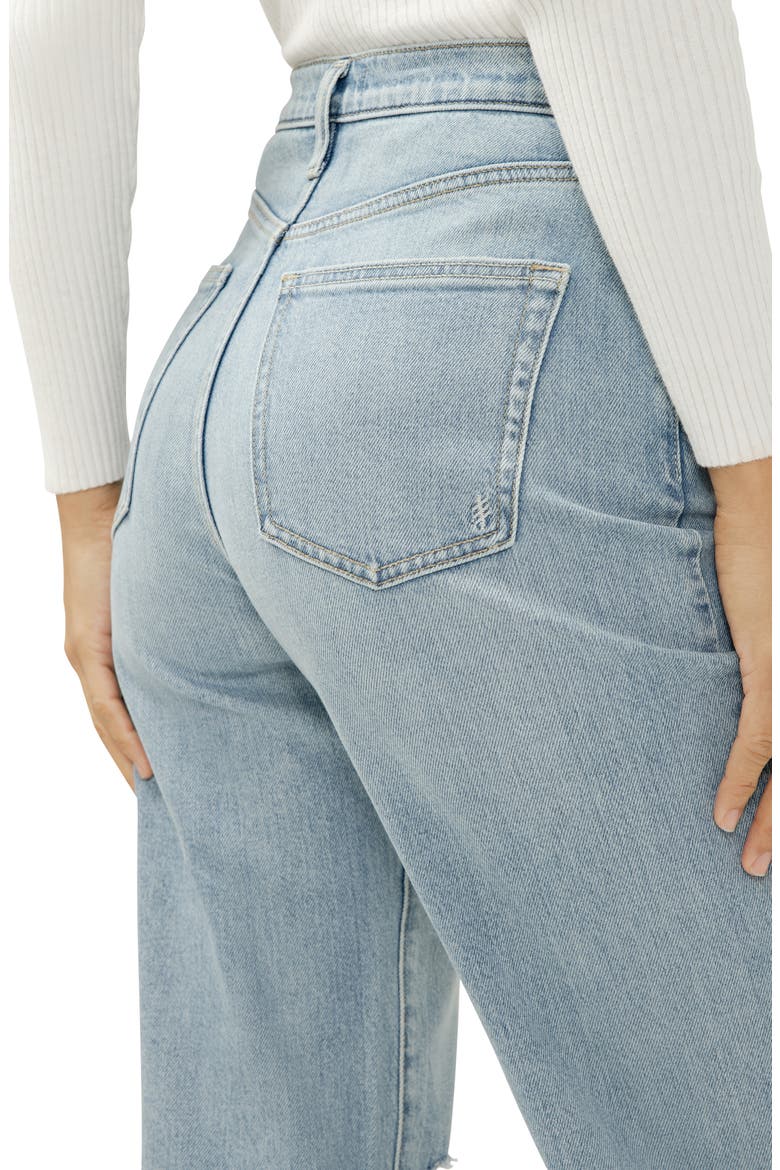 Highly Desirable Ripped Trouser Jeans, Alternate, color, CORFU