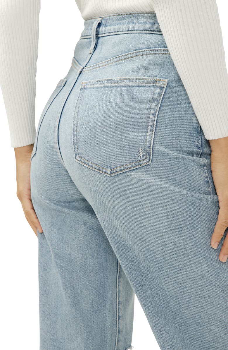 Silver Jeans Co. Highly Desirable Ripped Trouser Jeans, Alternate, color, Corfu