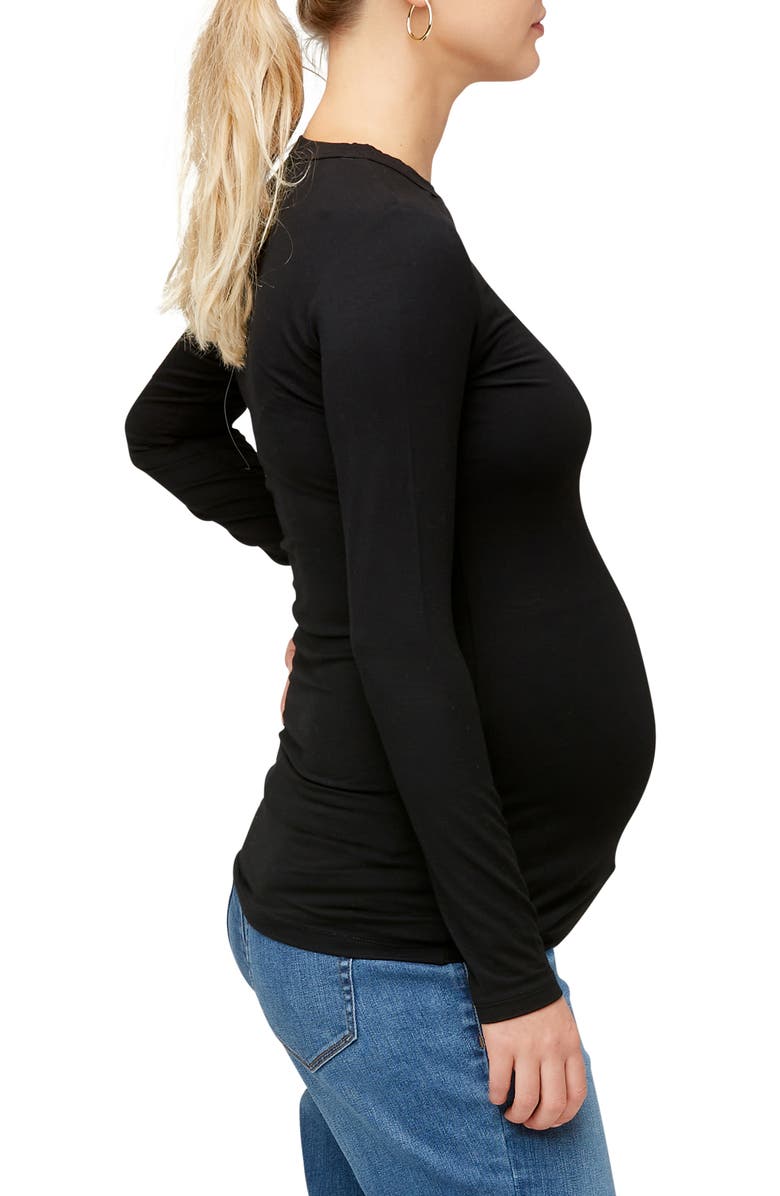 Nom Maternity Liv Long Sleeve Maternity Top, Alternate, color,