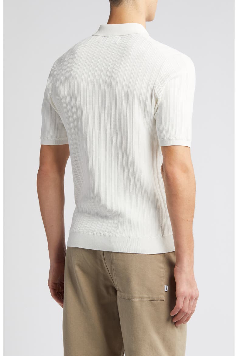 Naples Cotton Blend Knit Polo, Alternate, color, ECRU