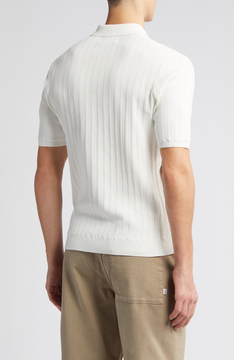 Wax London Naples Cotton Blend Knit Polo, Alternate, color, Ecru