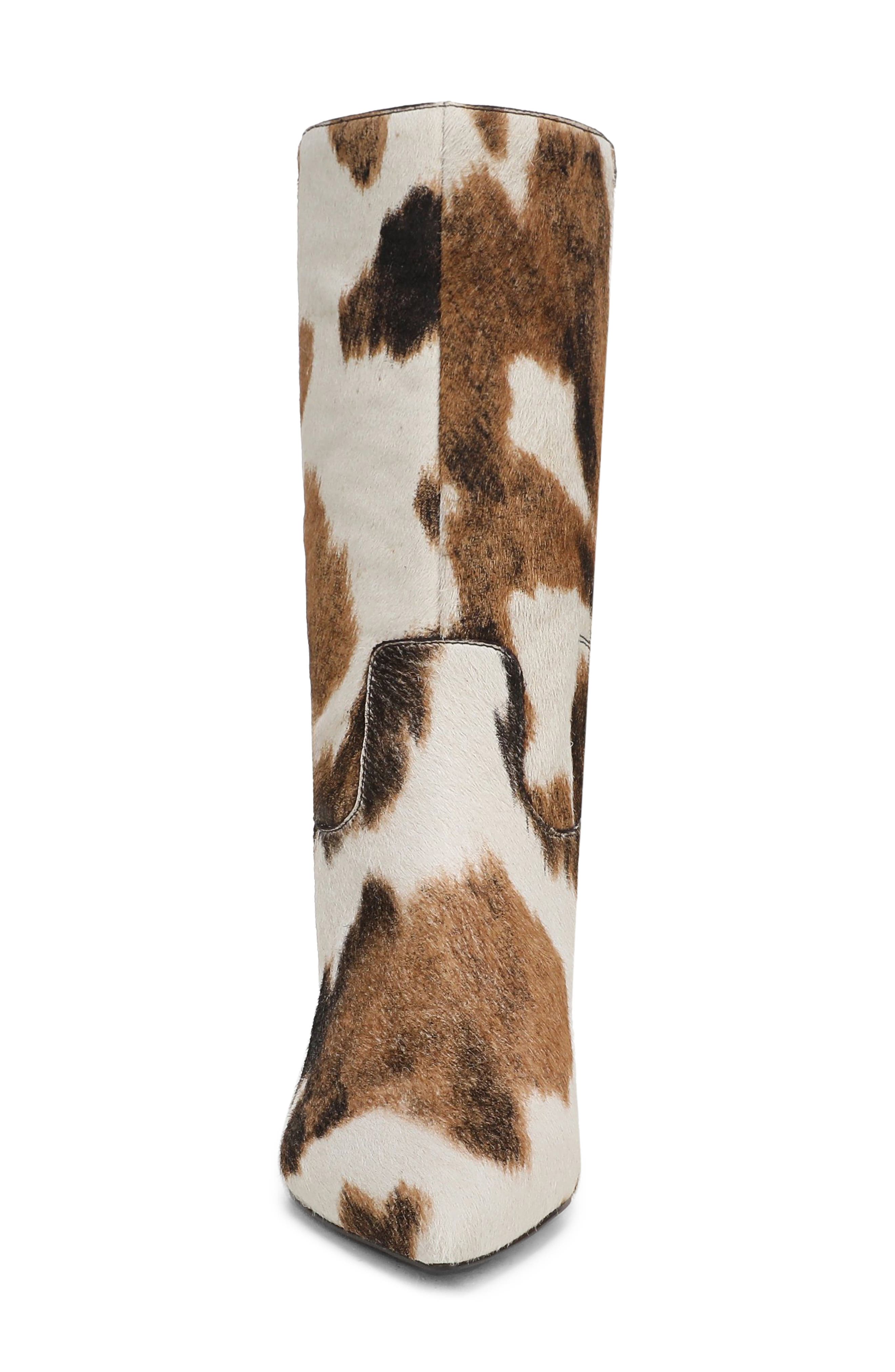 Ramona Genuine Calf Hair Boot, Alternate, color, CAFE MULTI