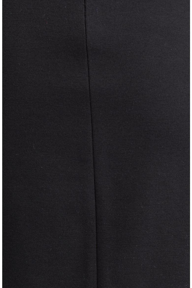 Crystal Halter Neck Ponte Knit Minidress, Alternate, color, BLACK