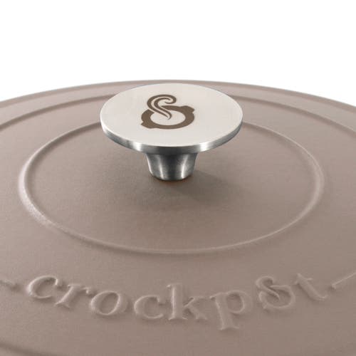 Crock-pot Crockpot 7 Quart Enameled Cast Iron Dutch Oven In Pink