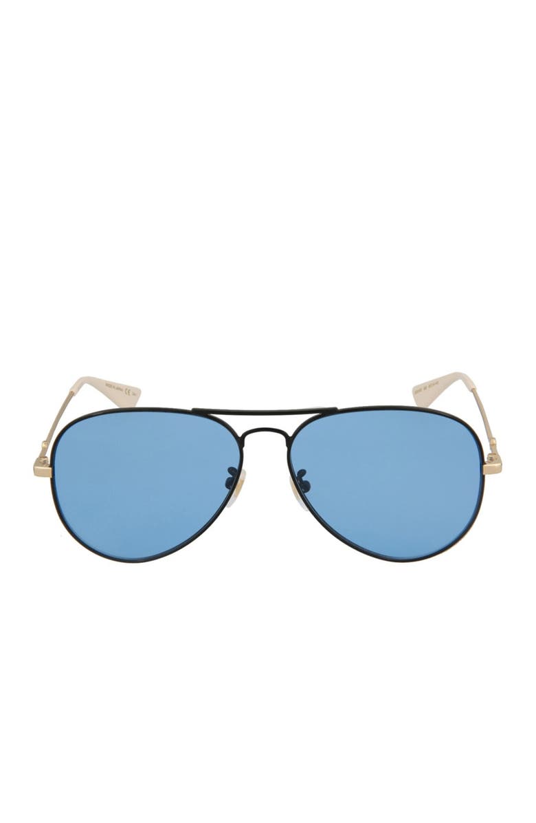 Gucci 60mm Fashion Aviator Sunglasses, Alternate, color, 