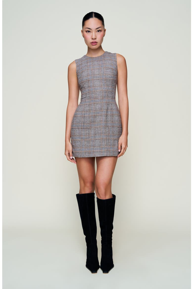 Rowan Tartan Dress, Main, color, Green Tartan