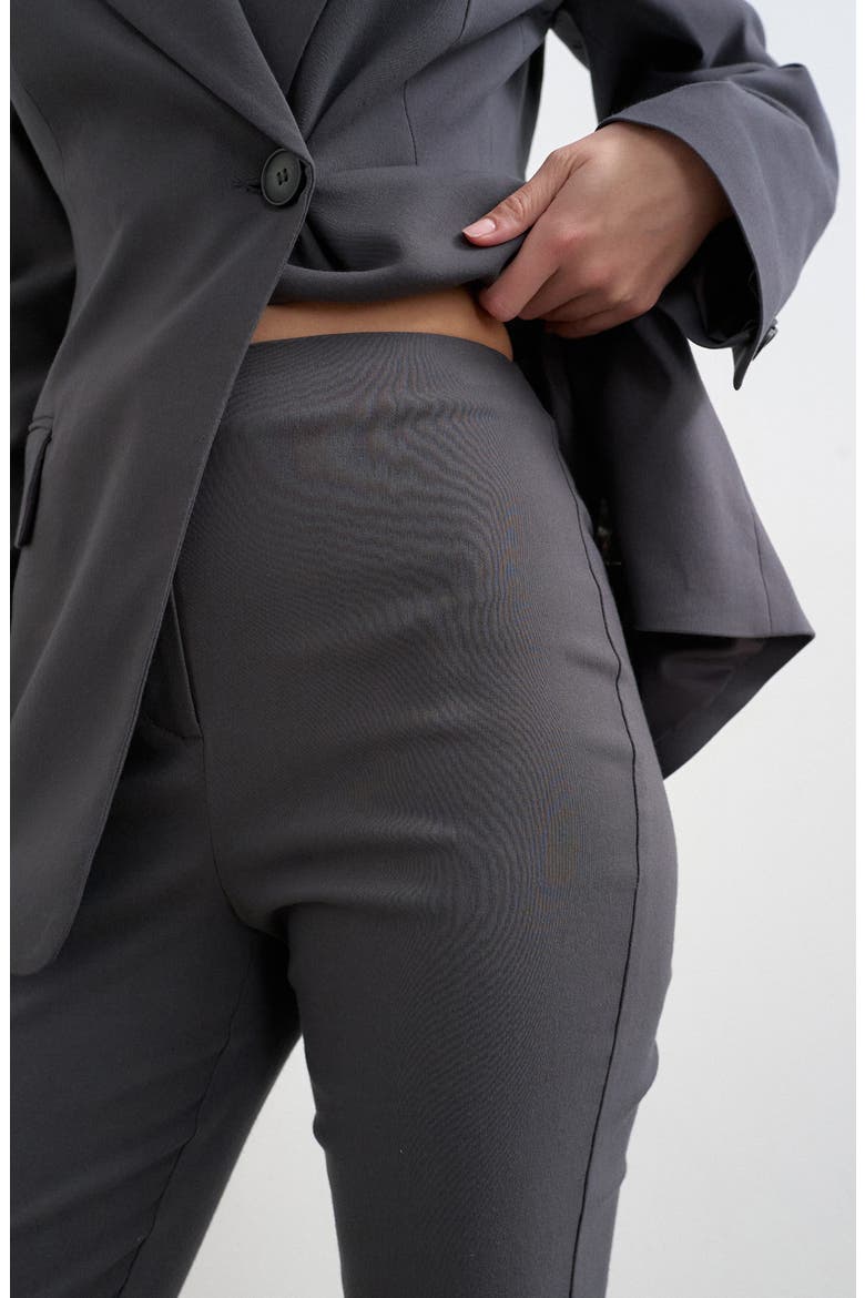 Bengaline Capri Pants, Alternate, color, CHARCOAL