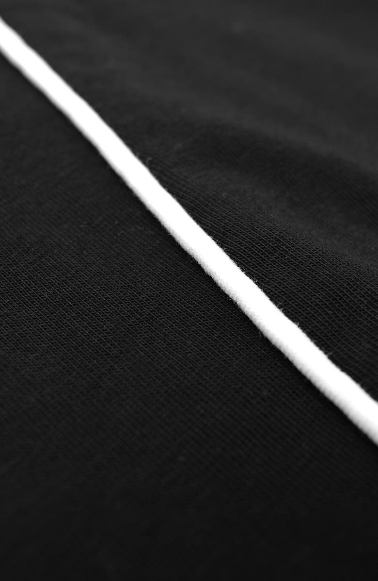 STUDENTS Coach Oversize Piped Polo, Alternate, color, Black