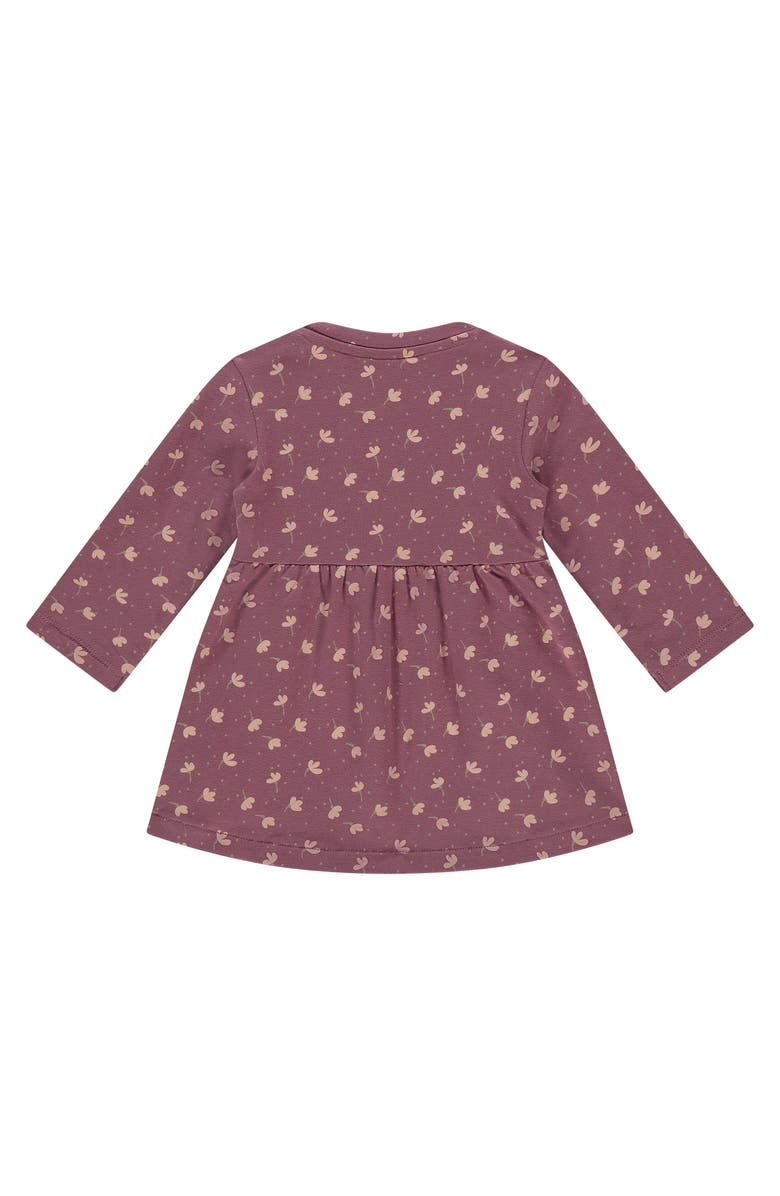 BABYFACE Allover Floral Dress, Alternate, color, Burgundy