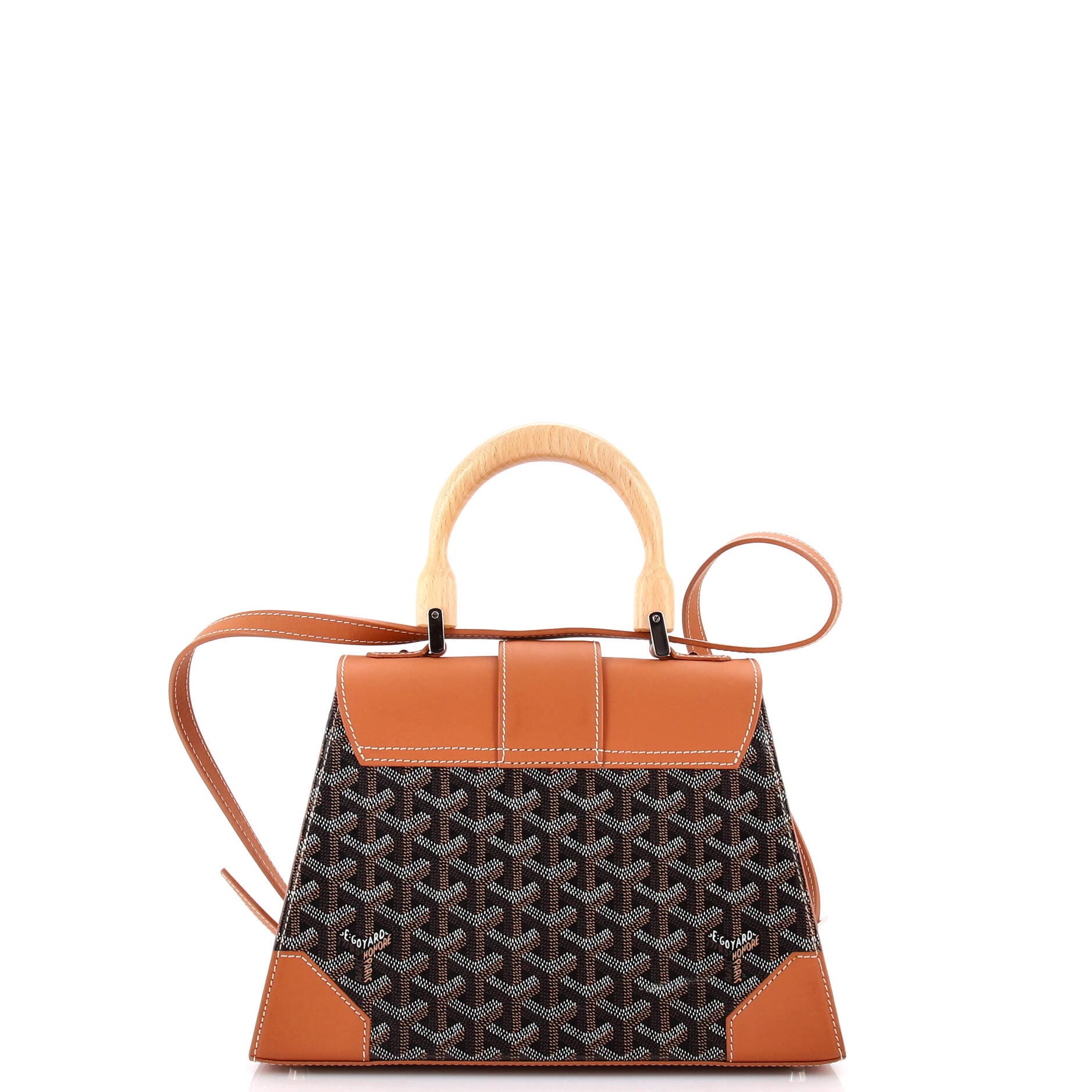 81036096 Saigon Top Handle Bag Coated Canvas with Leather PM, Alternate, color, 