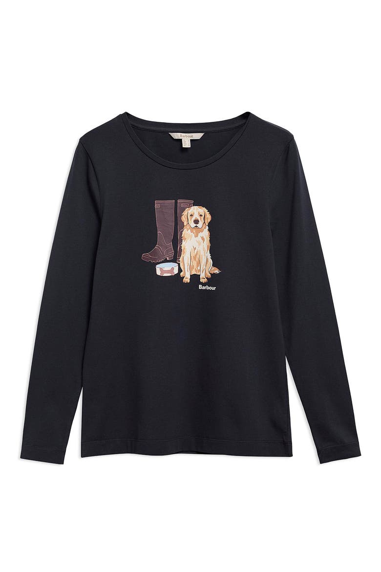 Hedley Graphic Long Sleeve T-Shirt, Alternate, color, DARK NAVY