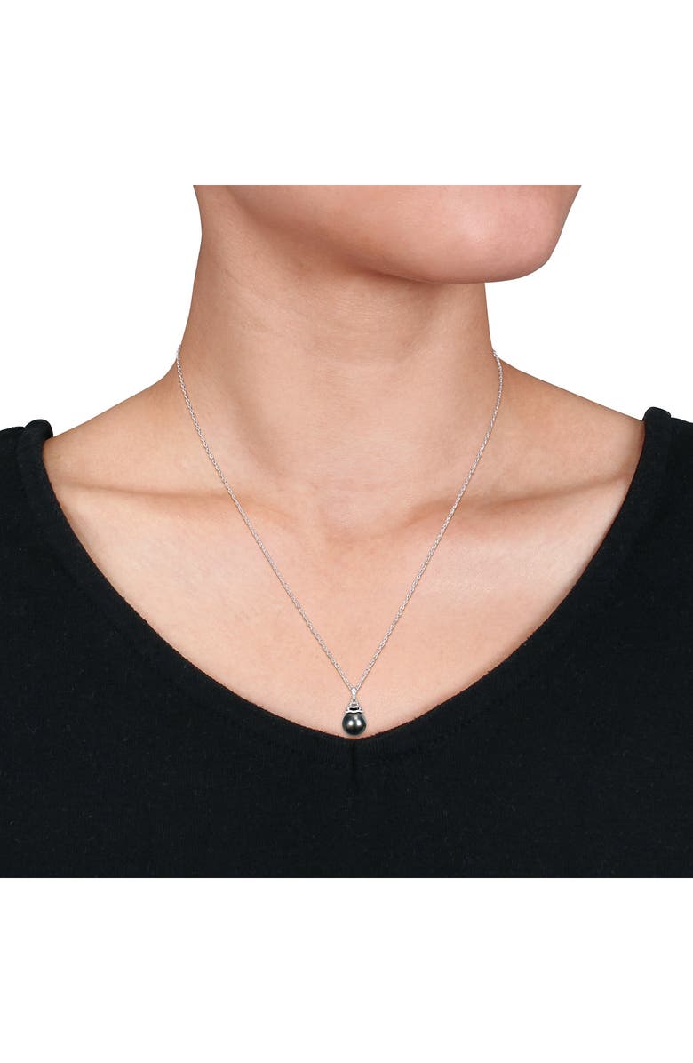 DELMAR Cultured Freshwater Pearl Pendant Necklace & Drop Earrings Set, Alternate, color, 