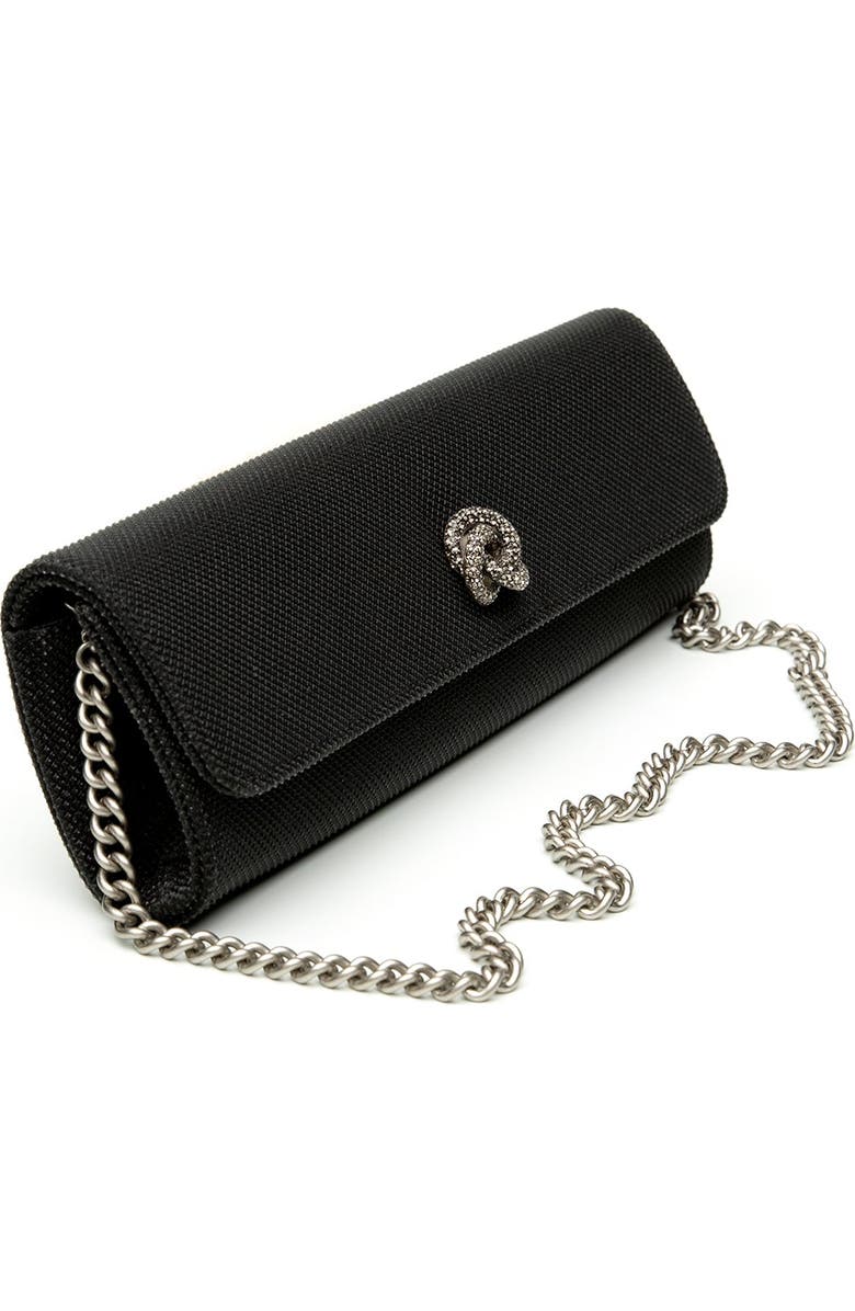 Michelle Wilhite The Loulou Clutch, Alternate, color, Black