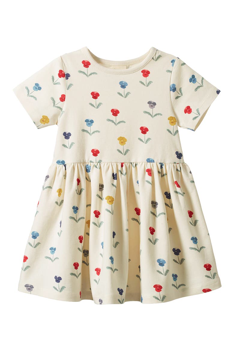 Kids' Saturday Organic Cotton Jersey Dress, Main, color, DELPHINE BLOOMS PRIN