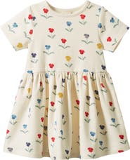 NATURE BABY Kids' Saturday Organic Cotton Jersey Dress