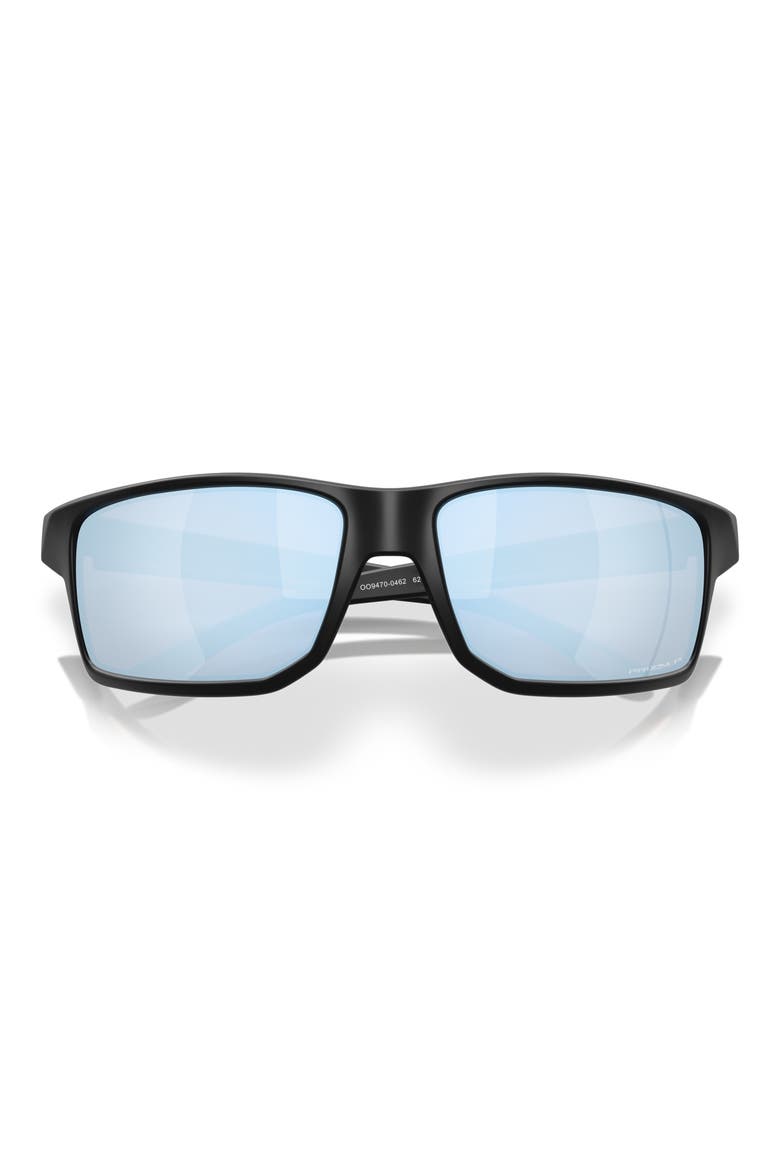 Gibston XL 62mm Rectangular Sunglasses, Alternate, color, MATTE BLACK