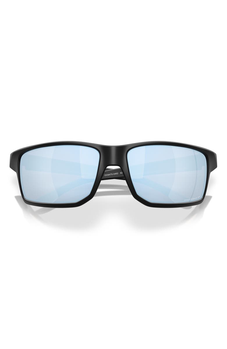 Oakley Gibston XL 62mm Rectangular Sunglasses, Alternate, color, Matte Black