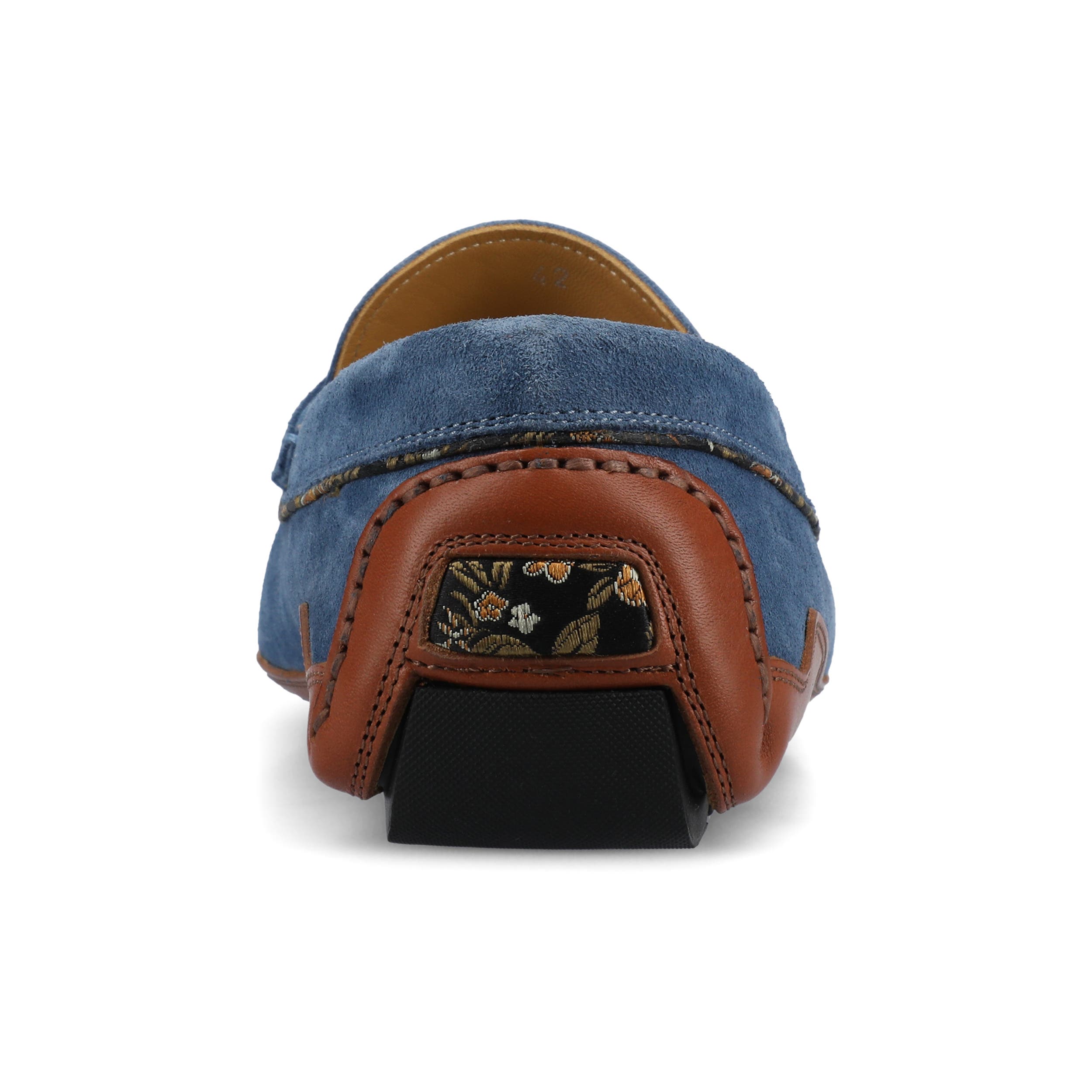 The Luke Driver Moc, Alternate, color, Blue/Suede