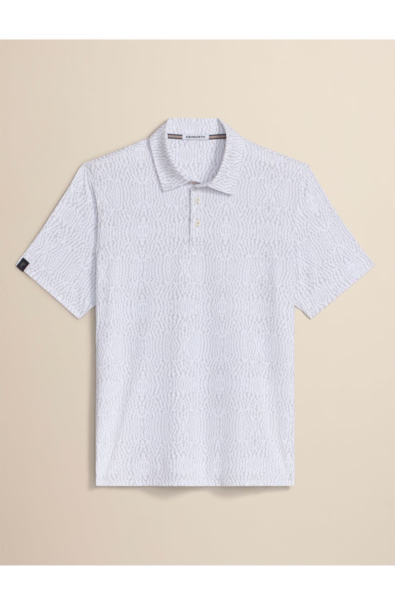 ASHWORTH GOLF Wavy Caps Polo, Main, color, Stone Grey