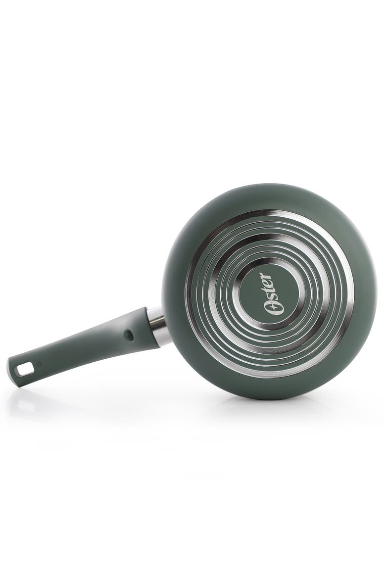 2.5 Quart Ceramic Nonstick Saucepan with Lid, Alternate, color, Green