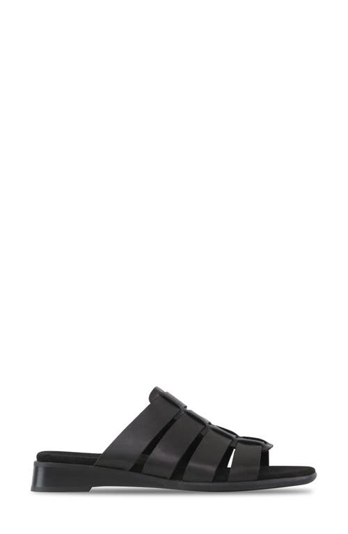 Munro Carrera Sandal In Black Leather