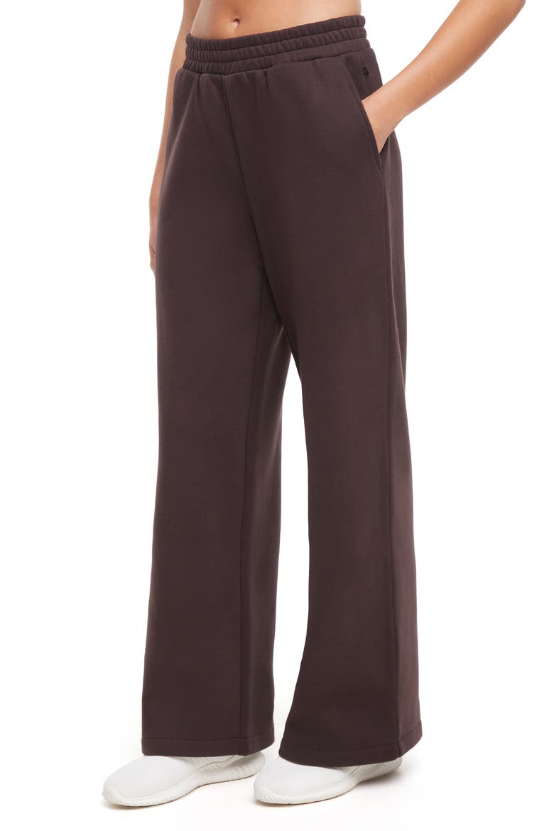 Wren Wide Leg Sweatpants, Alternate, color, BLACK COFFEE