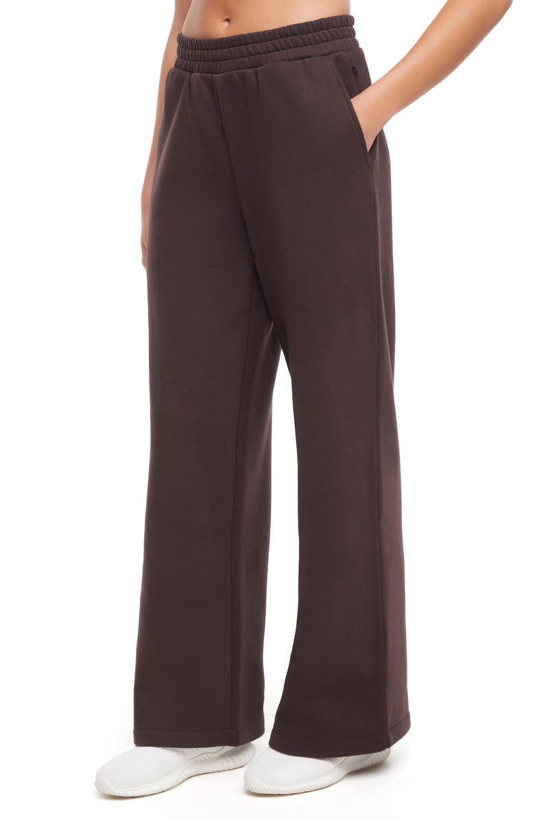 BALANCE COLLECTION Wren Wide Leg Sweatpants, Alternate, color, Black Coffee