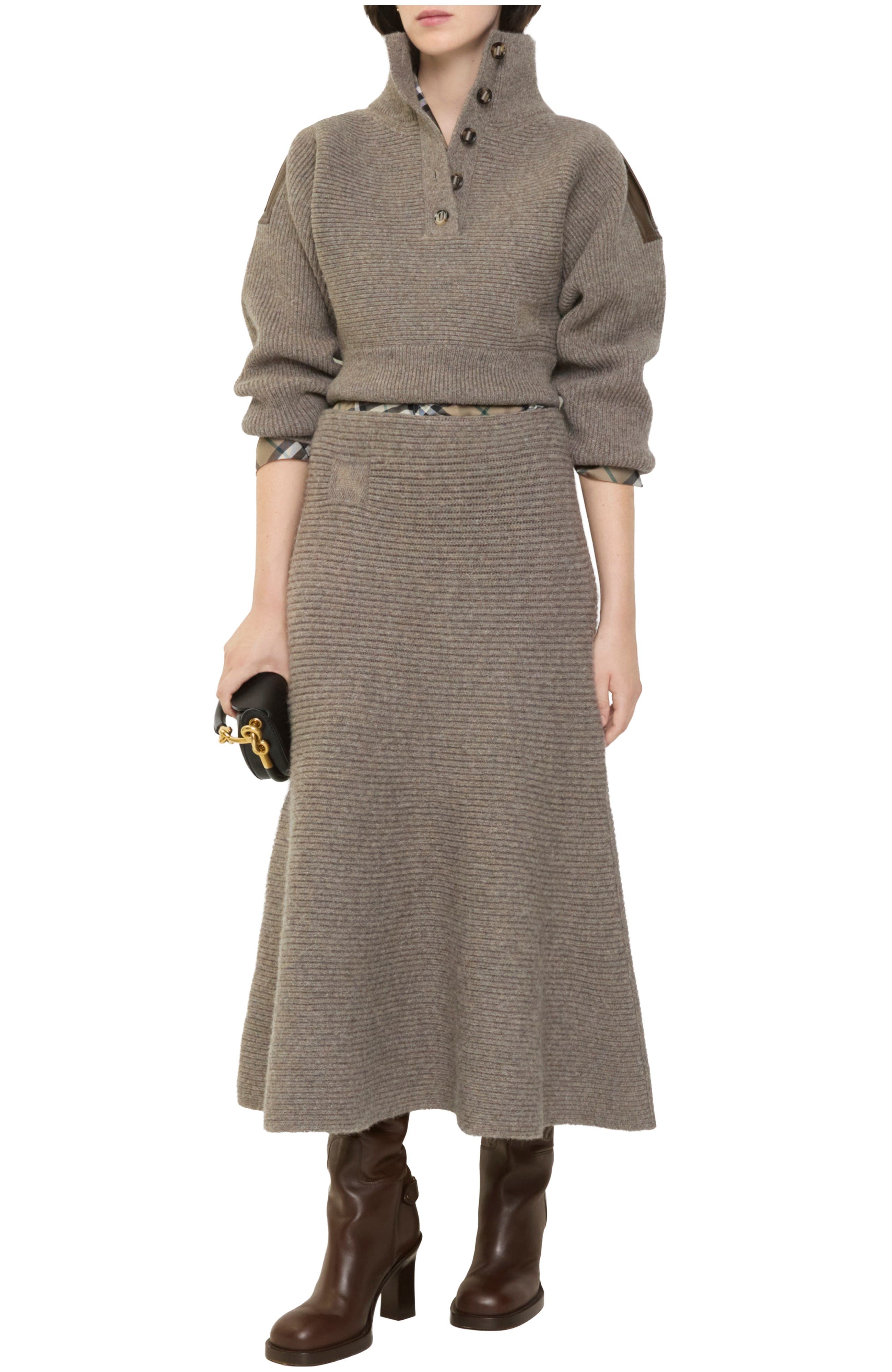 Wool Blend Skirt