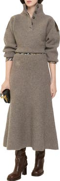Burberry Wool Blend Skirt