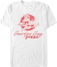 Stranger Things Netflix Men's Surfer Boy Pizza Costume Graphic T-Shirt