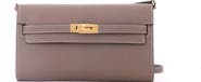 Pre-Owned Hermes Kelly To Go Wallet Chevre Mysore